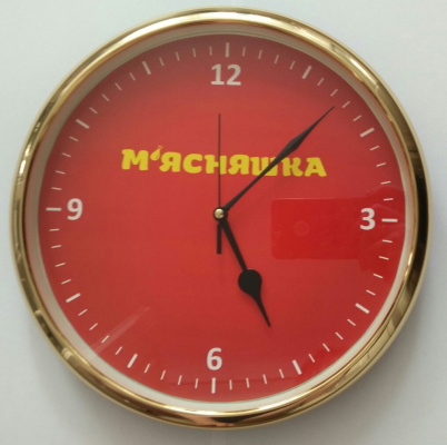 Изготовление настенных часов с логотипом
