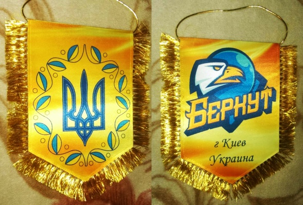Изготовление вымпелов в Киеве, сувенирный вымпел