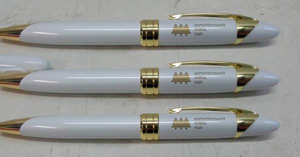 Ручки шаприковые с позолотой и гравировкой