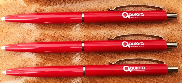 Ручки шнайдер с логотипом компании