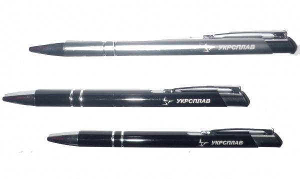 Металлические ручки с нанесением логотипа