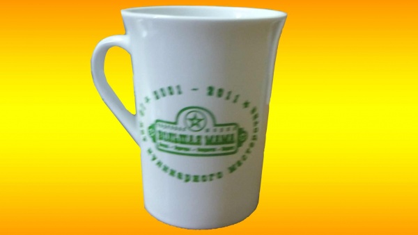 Декоративная чашка с логотипом “БИГ МАМА”