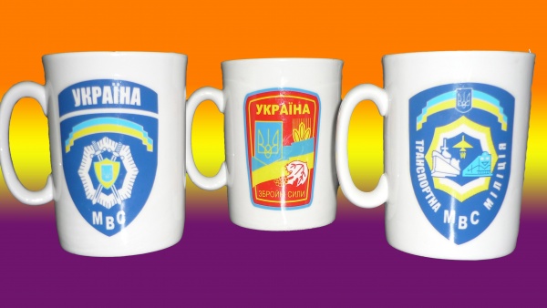 Подарочные чашки с логотипами спец служб