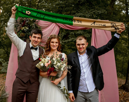 Свадебные шарфы вя
