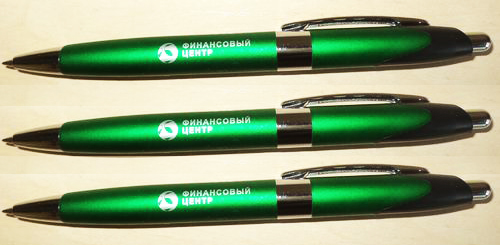 Печать на ручках логотипа