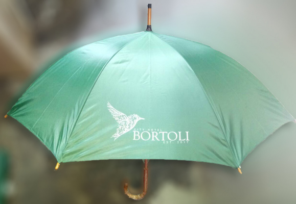 Складной зонт трость с логотипом