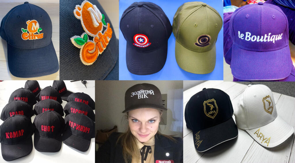 Кепки з логотипом