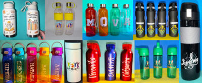 Пляшки з логотипом