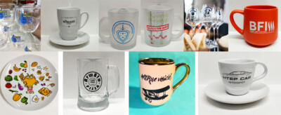 Нанесення логотипу на посуд