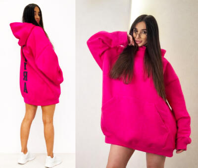 розовые кофты с принтом