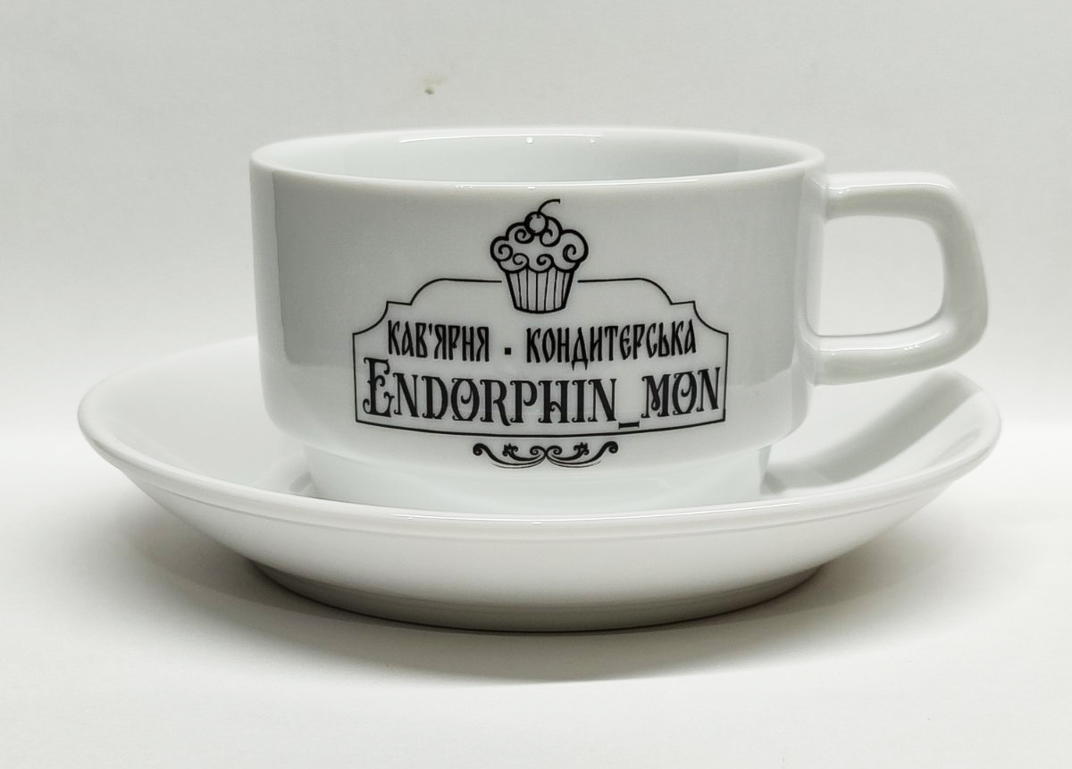 Чашка для кави з логотипом