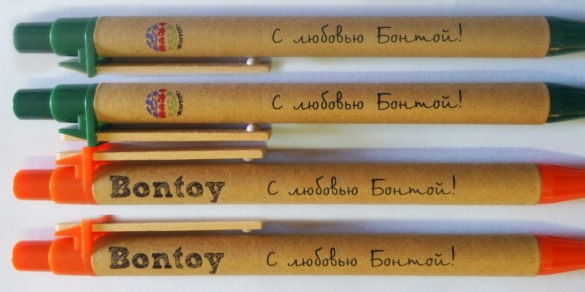 Эко ручки с логотипом на заказ в Киеве