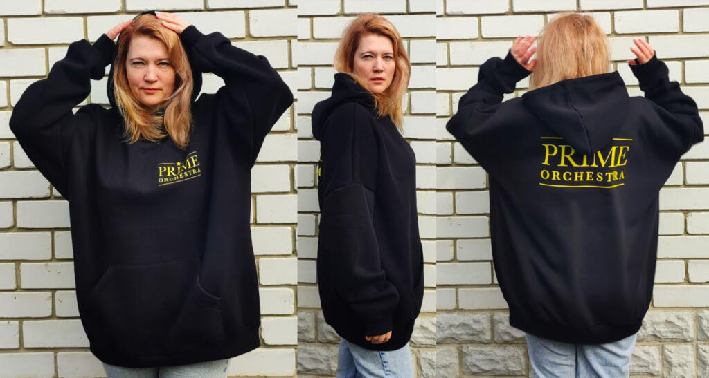 Оверсайз худі з логотипом