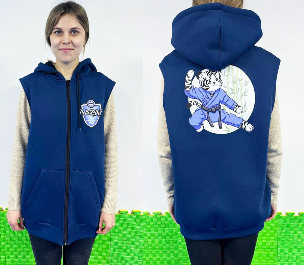 Худі безрукавка з логотипом