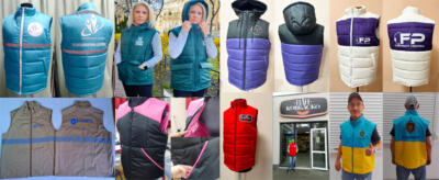 Накидки, жилети з логотипом