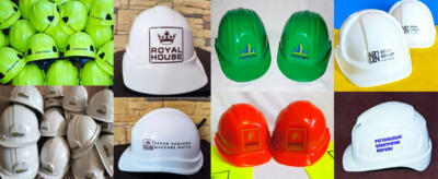 Каски з логотипом