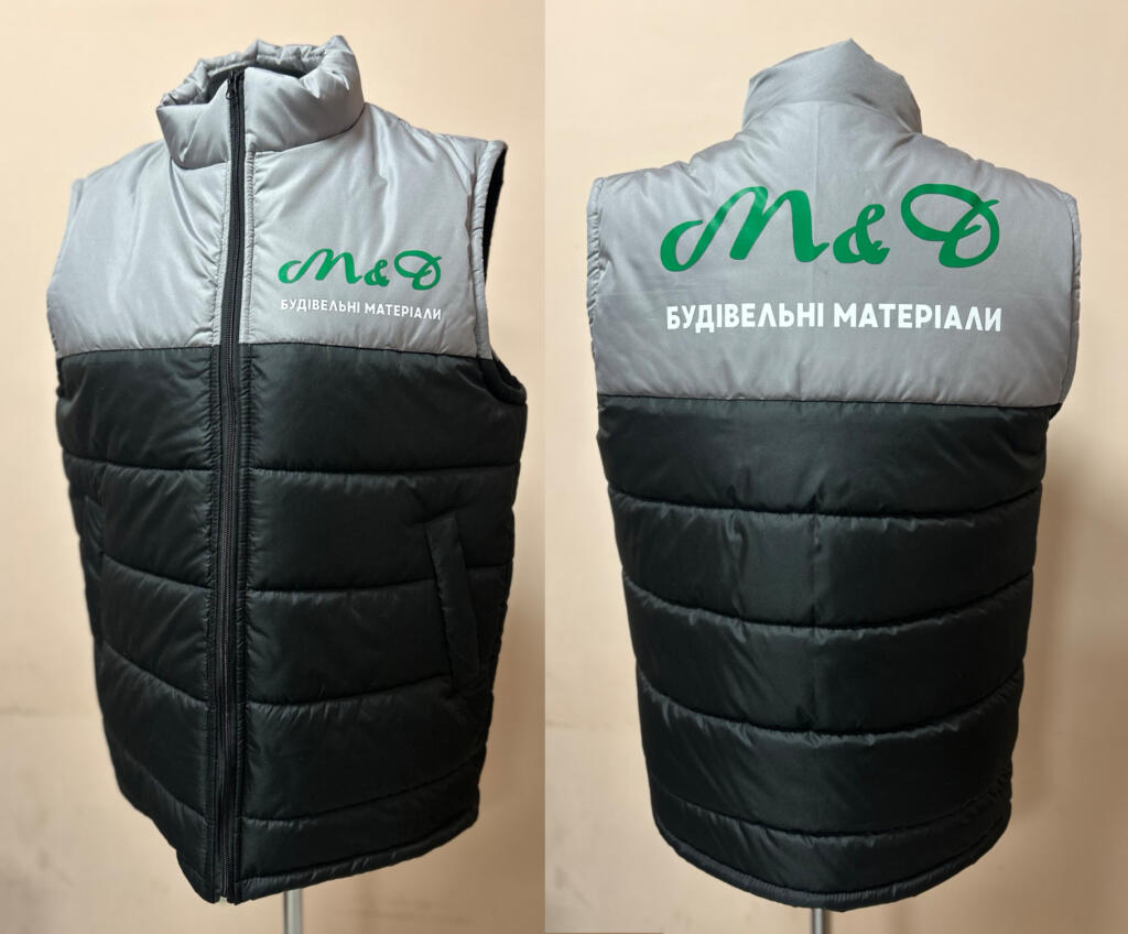 Чорно сірі жилети