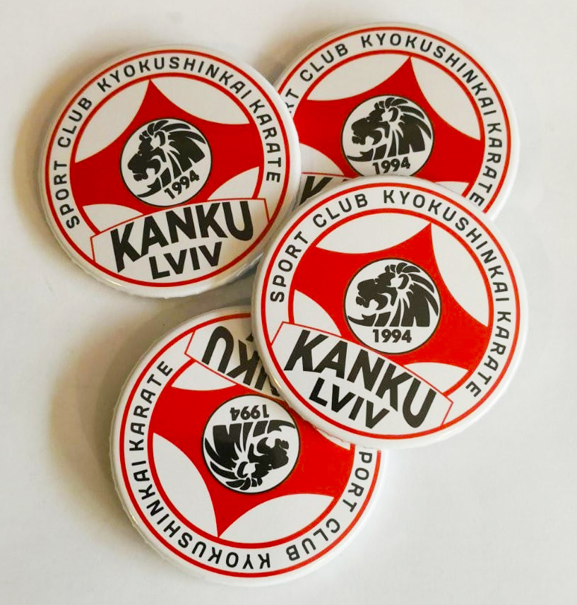 Закатные значки на булавке