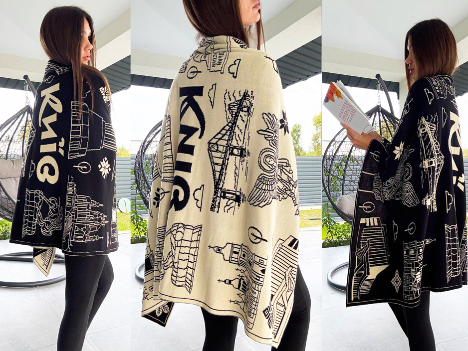 В’язані пледи з логотипом