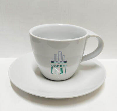 Кавова пара з логотипом