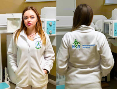 Корпоративная флисовая кофта с вышивкой