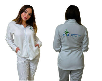 Корпоративная флисовая кофта с вышивкой