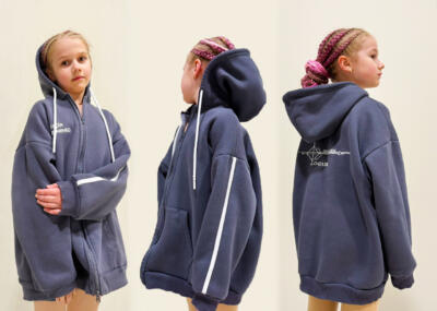 Детские толстовки оверсайз для коллективов
