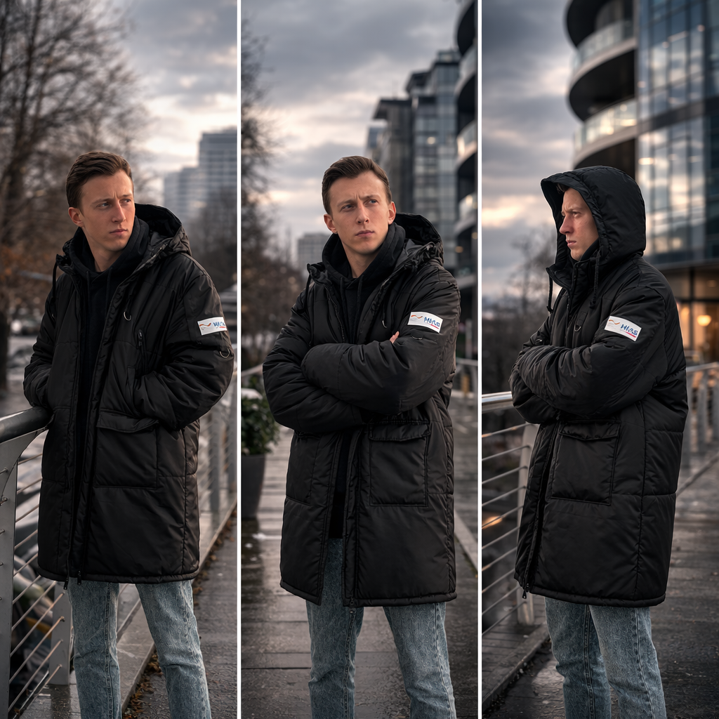 Чоловічі куртки з логотипом, пошиття на замовлення и