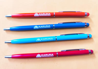 Металлические ручку с уф печатью