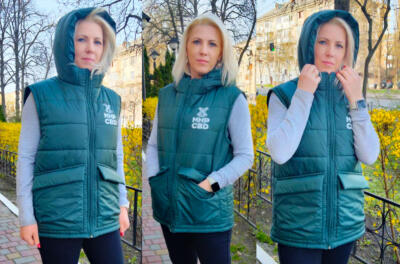 Теплі жилети з логотипом компанії на замовлення
